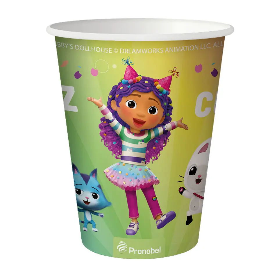 Vasos Gabby Dollhouse x6  1