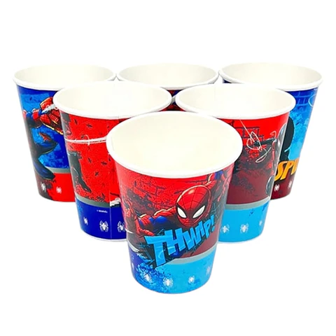 Vasos Spiderman x6