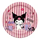 Platos kuromi x6 - Miniatura 1
