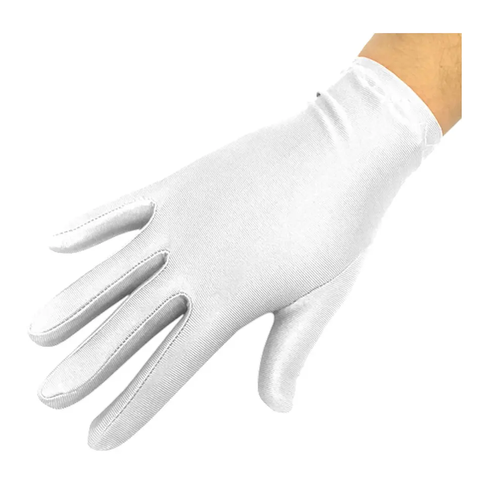 Guante Blanco Liso Corto 21 cm  1