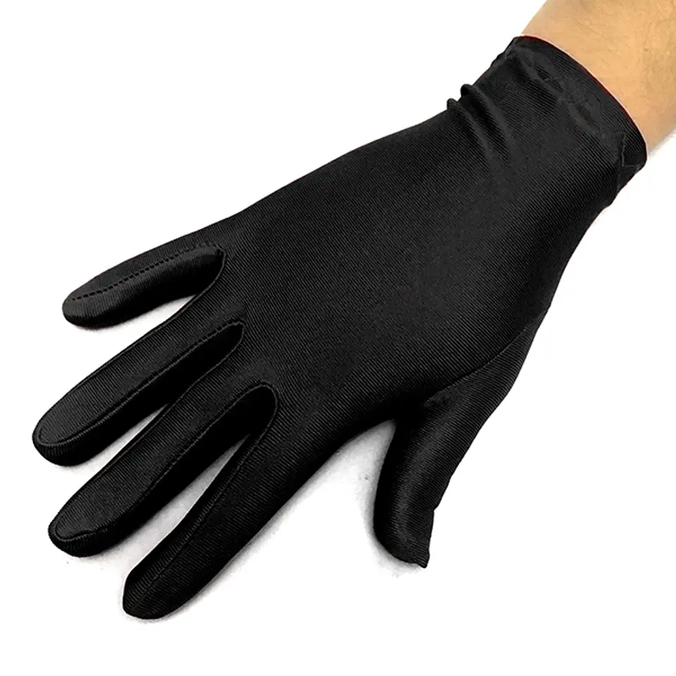 Guante Negro Liso Corto 21 cm 1