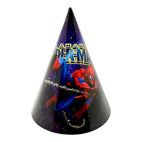 Gorros Spiderman x6