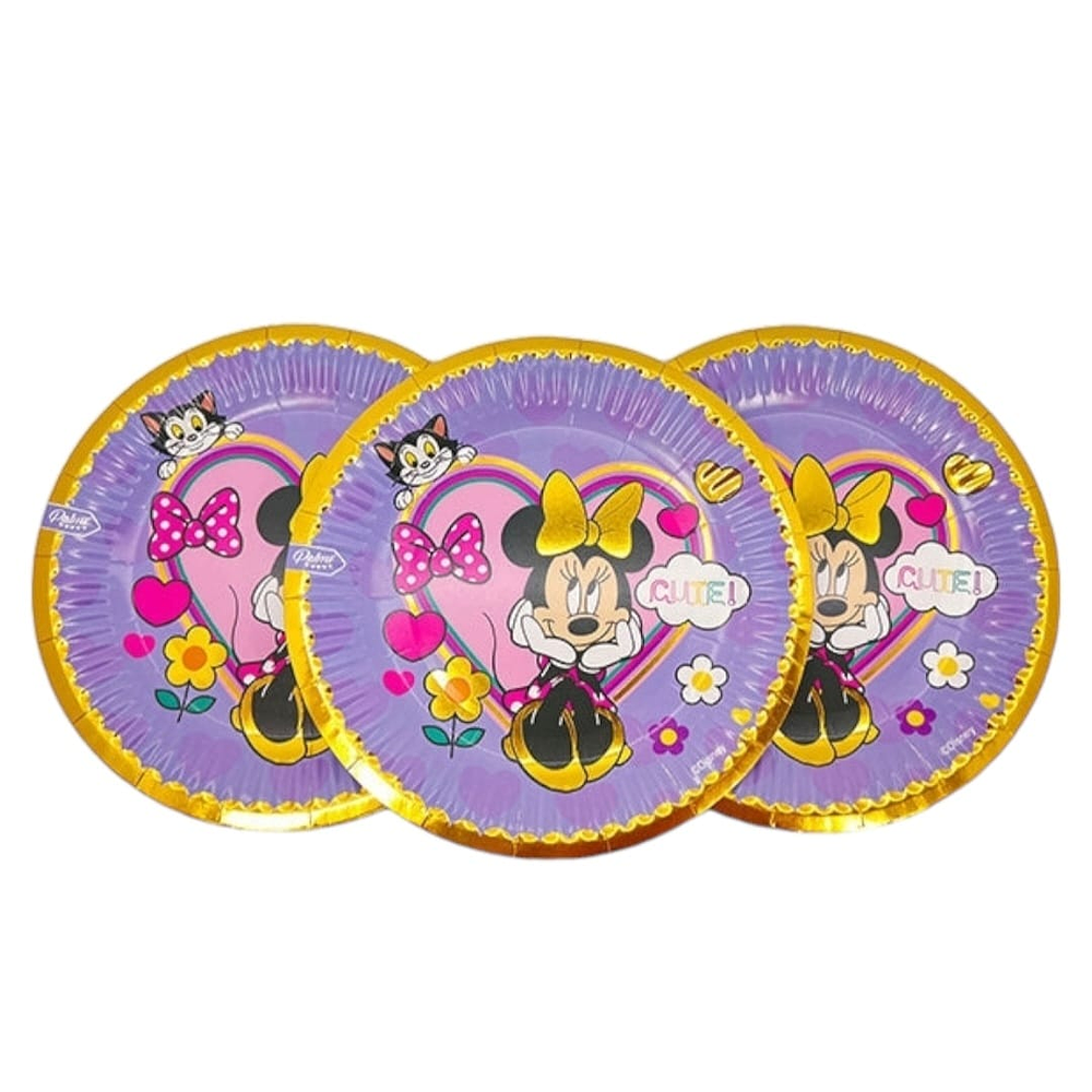 Platos de Minnie 6 unidades