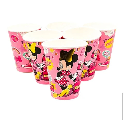 Vasos minnie mouse x6