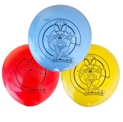 Globos Látex Spidey x12