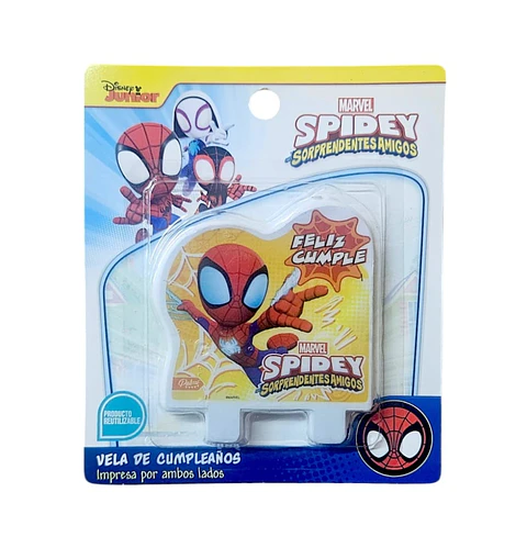 Vela de cumpleaños Spidey