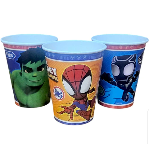 Vasos Spidey x6