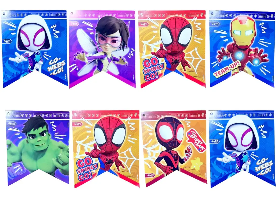 Guirnalda Cumpleaños Spidey  1
