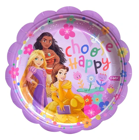 Plato Princesa Disney x6