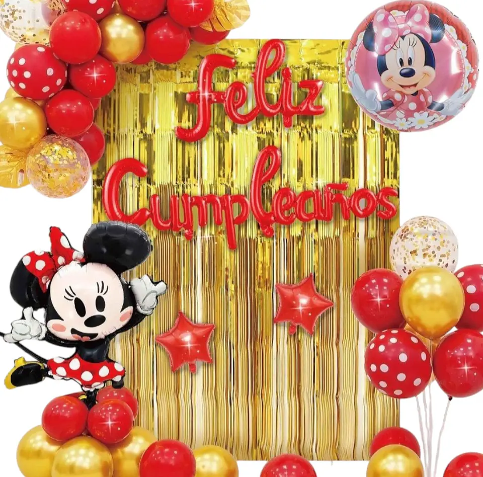 Decoración Minnie Mouse 37 piezas 1