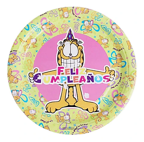Platos Garfield x6