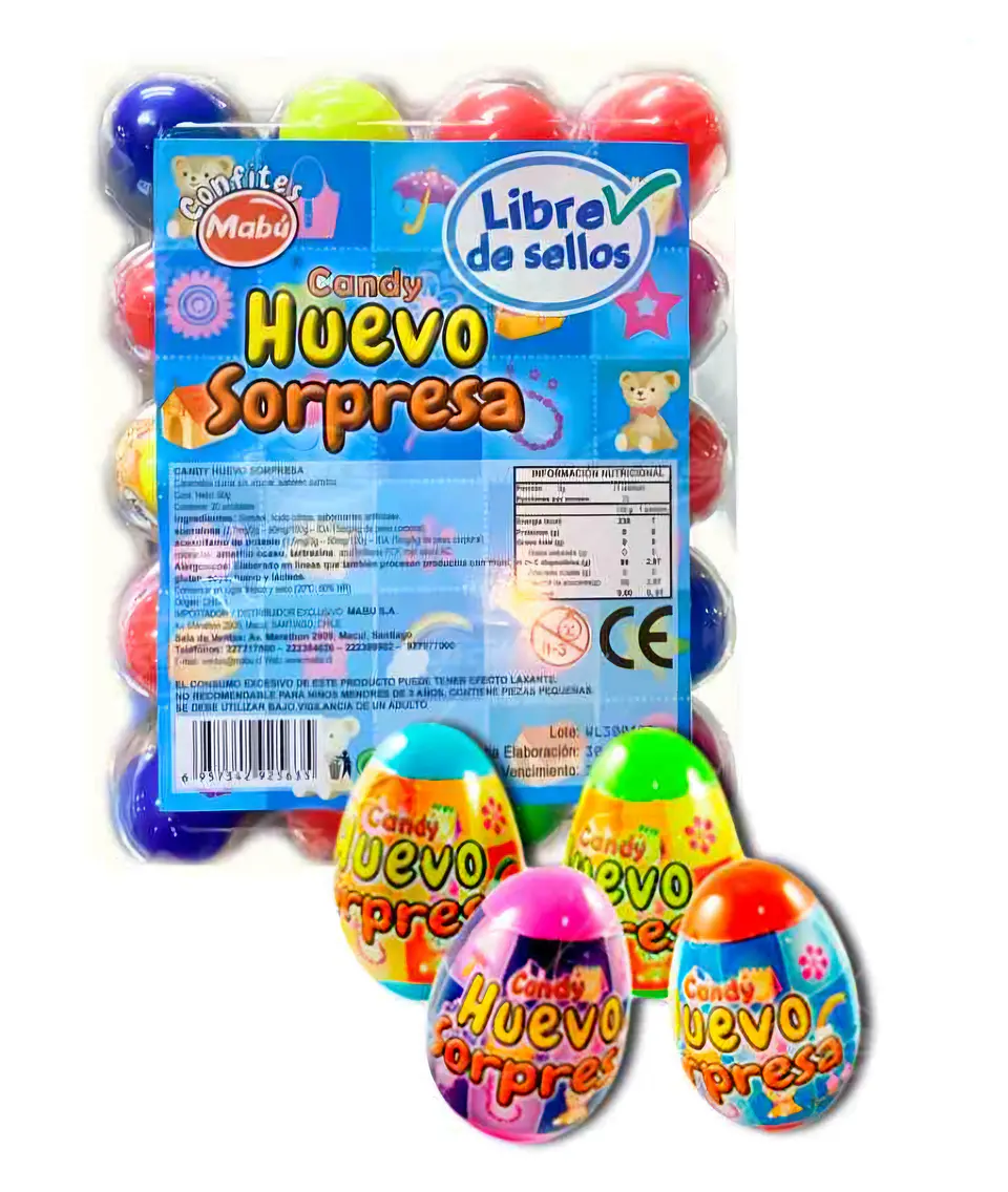Candy huevo sorpresa x20 1