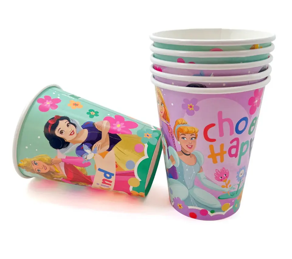 Vasos Princesas Disney x6 1