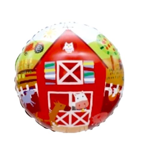 Globo metalico Granja Animales 