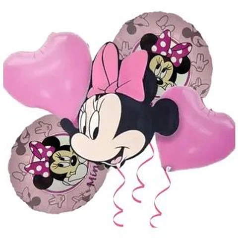 Set de globos Minnie Mouse 5 piezas