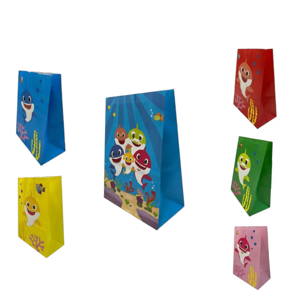 Bolsa de papel Baby Shark x12 1