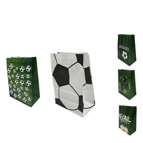 Bolsa de papel Kraft Fútbol x12