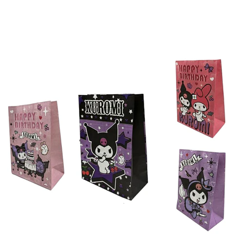 Bolsa de papel Kraft Kuromi My Melody x12
