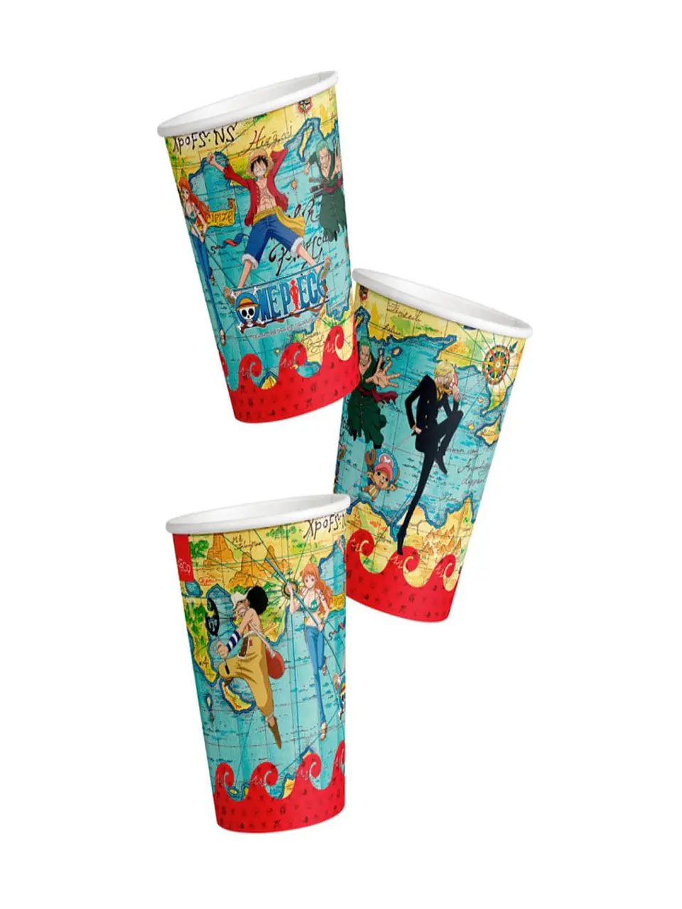 Vasos One Piece x6 1