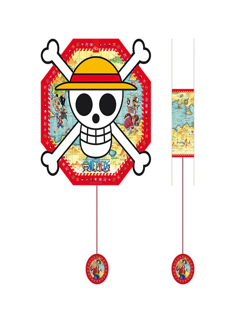 Piñata 3D Plegable One Piece