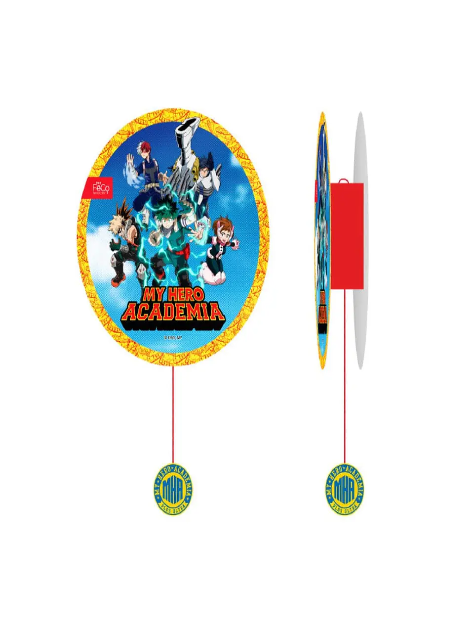 Piñata 3D Plegable my hero academia 1
