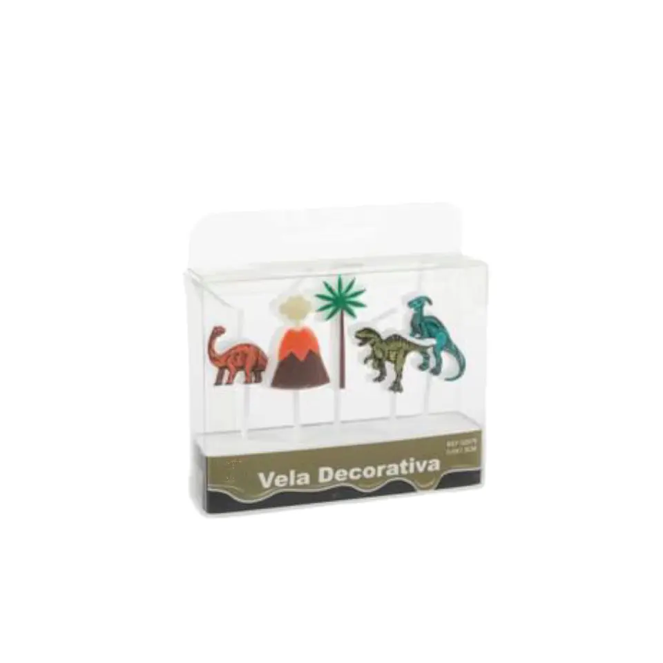 Velas Dinosaurio x5 1