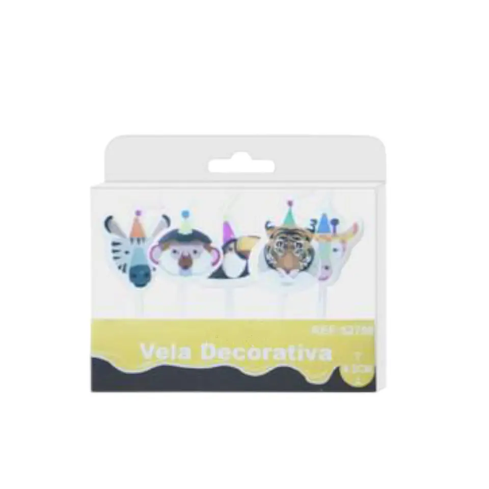 Velas Animales Safari x5 1