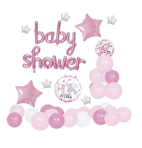 Decoración de Niña Baby Shower 