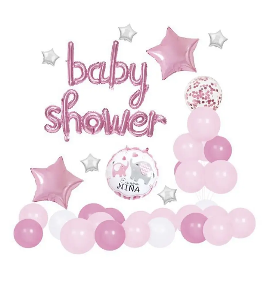 Decoración de Niña Baby Shower  1