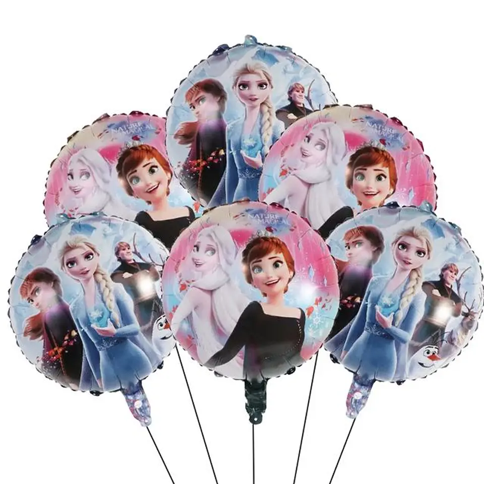Globo metálico frozen dos caras x5 1