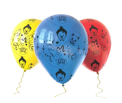 Globos látex Plim Plim x12