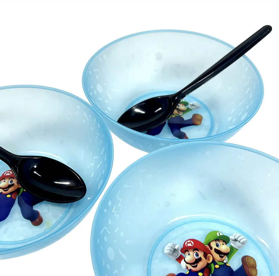 Bowl Reutilizable Mario Bros x4 2