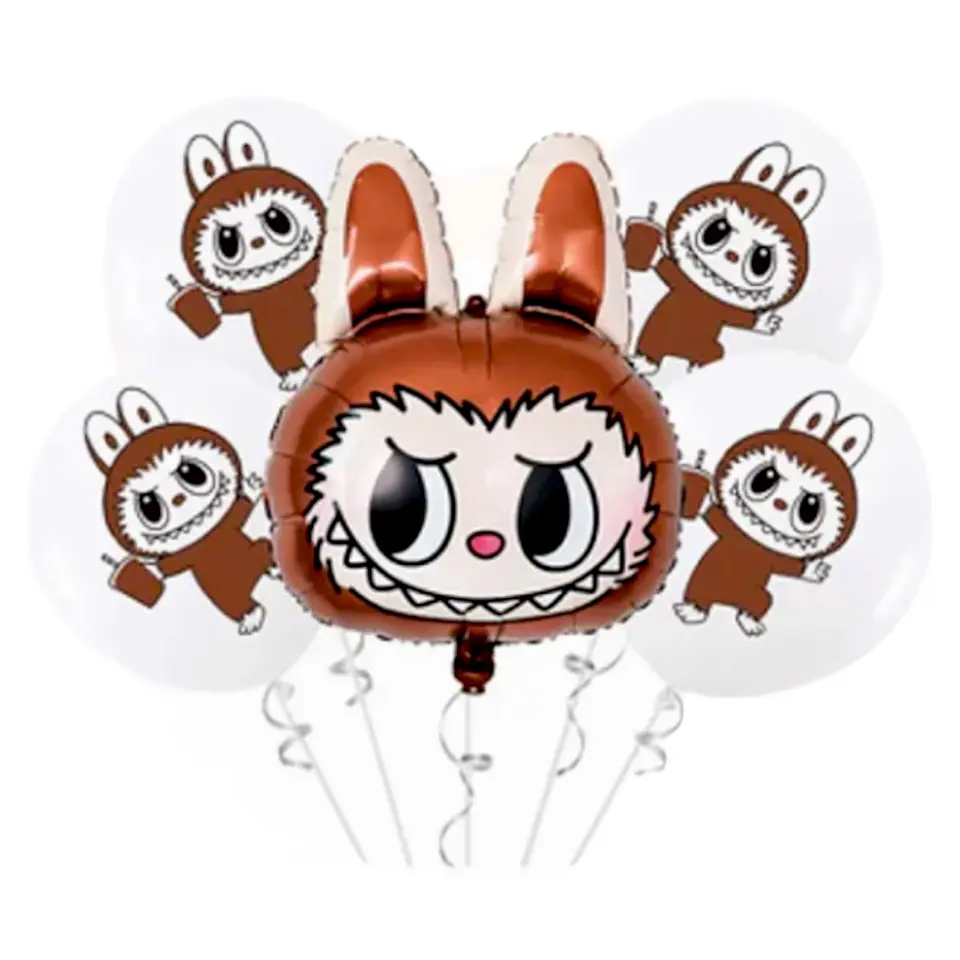 Set de Globos Labubu 5 unidades  1