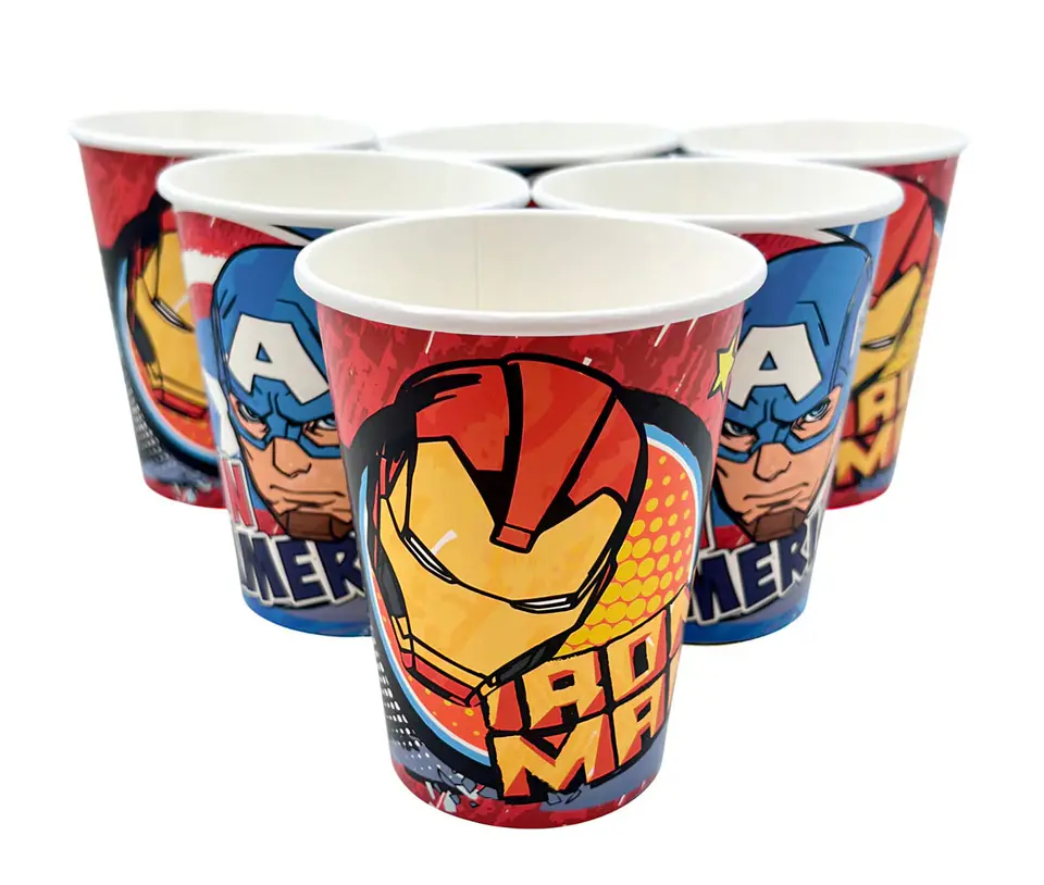 Vasos Avengers x6  1