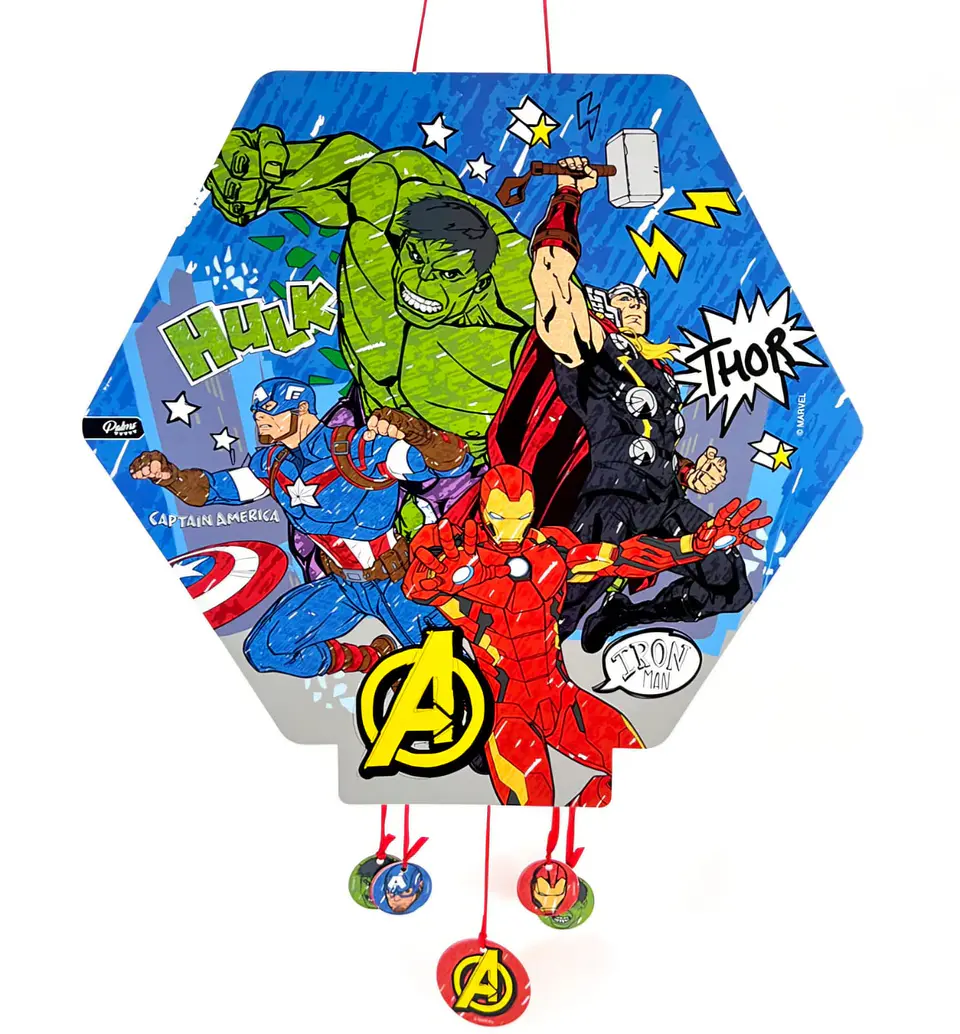 Piñata plegable Avengers  1