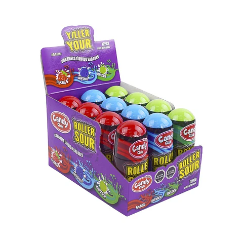 Roller Sour Caramelos Ácidos Sabores x12 