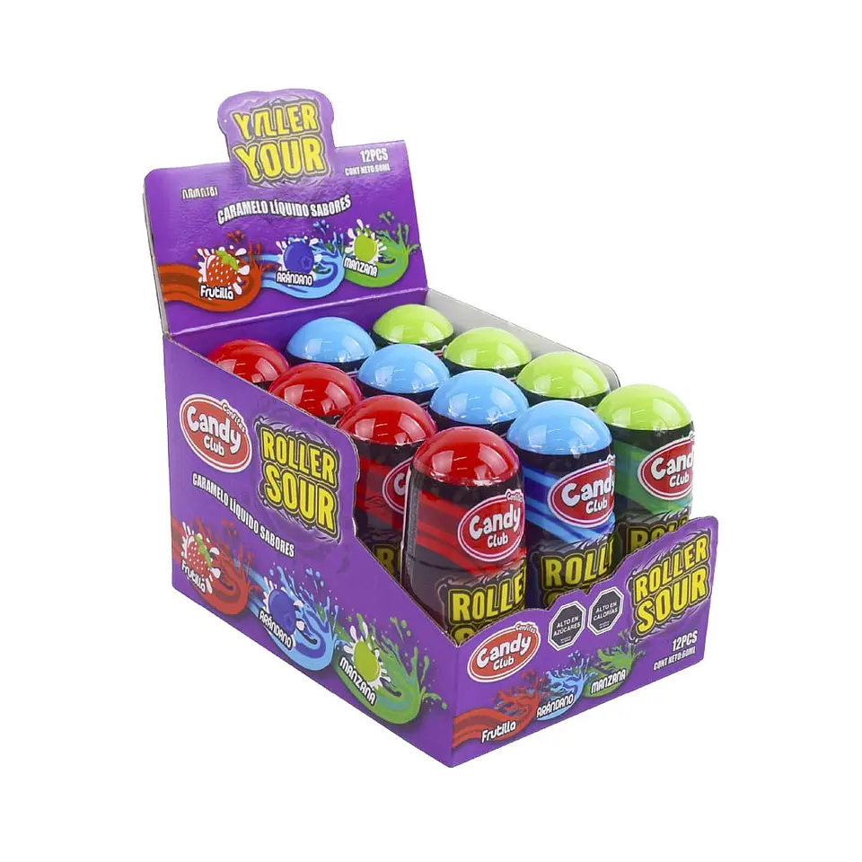 Roller Sour Caramelos Ácidos Sabores x12  1