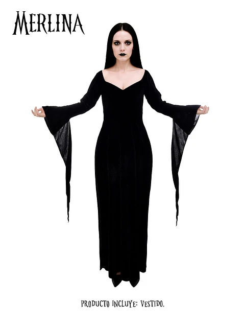 Disfraz Morticia 