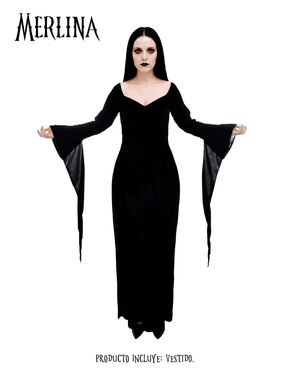 Disfraz Morticia  1