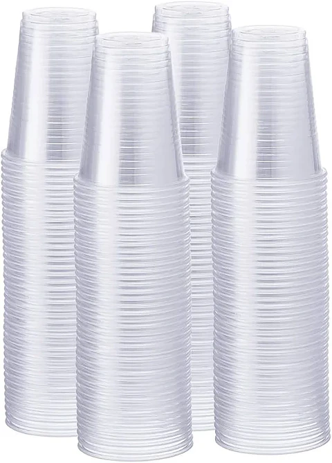 Vasos Transparentes por mayor 200 unidades 