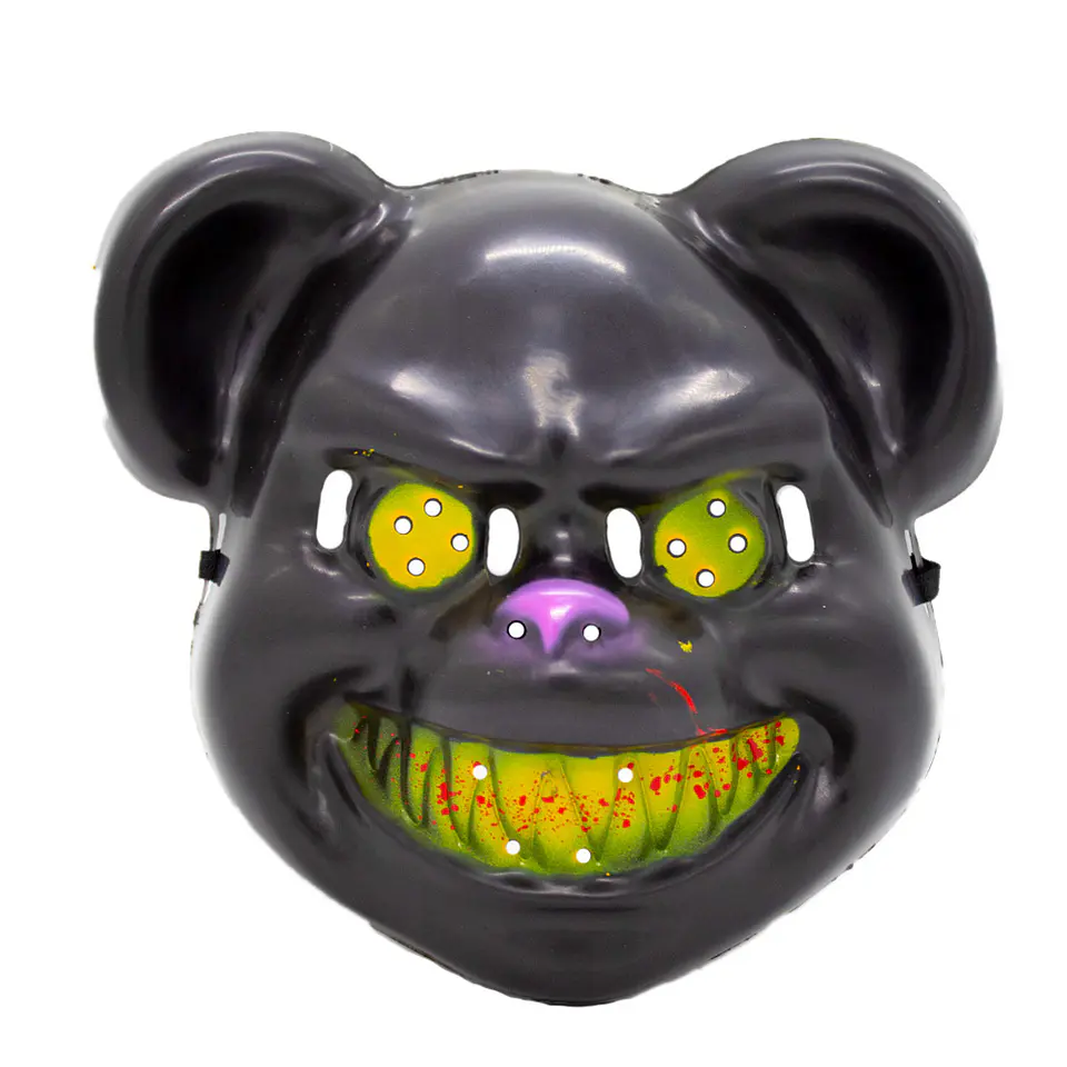 Máscara plástica Oso negro  1