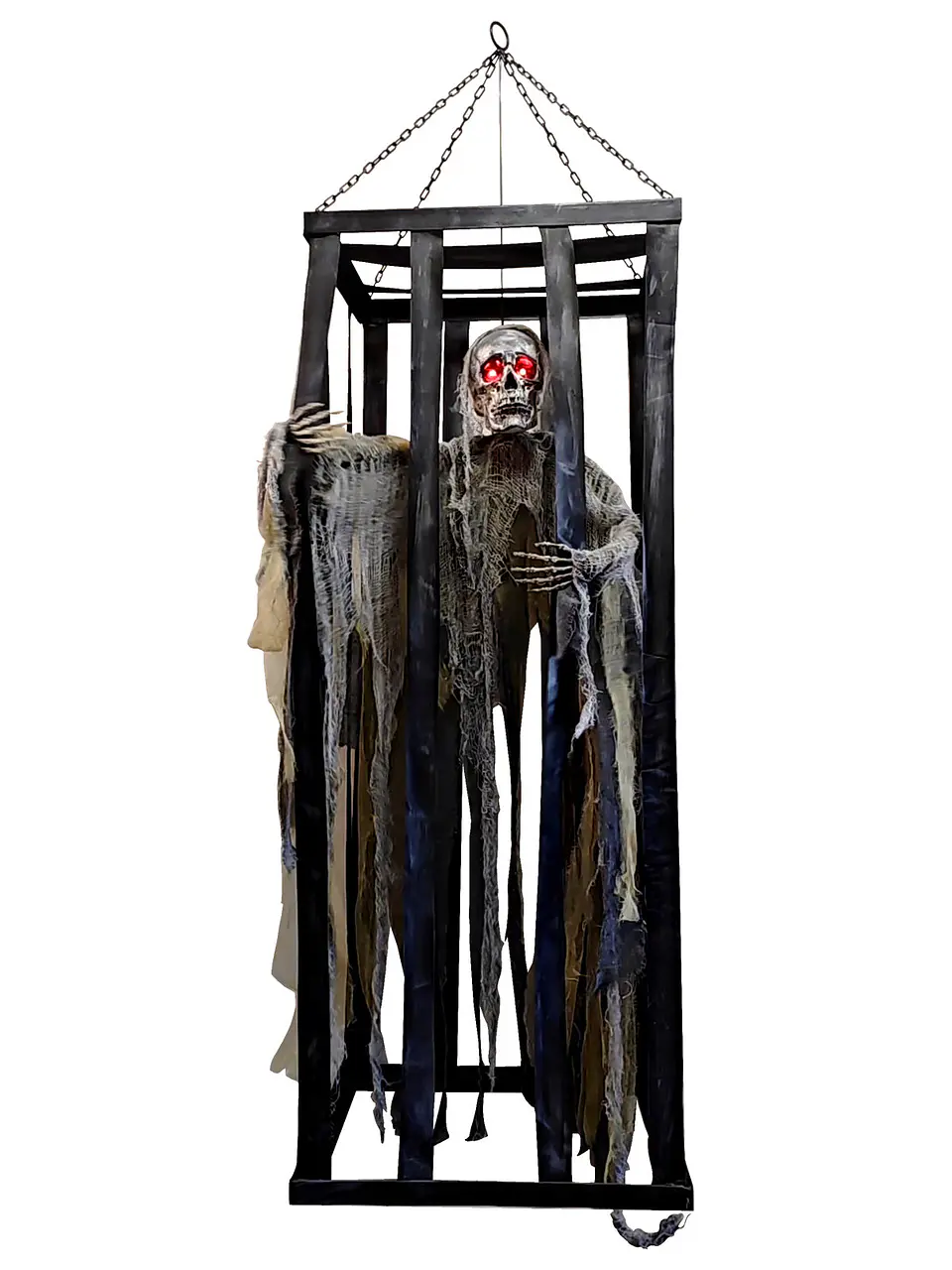 Esqueleto enjaulado animatronic Halloween  1