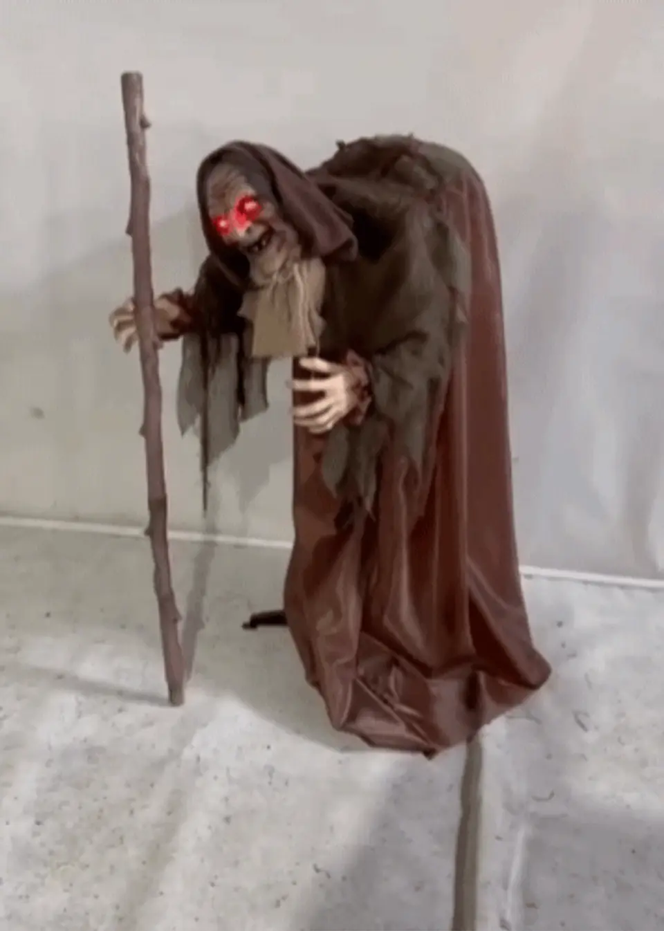 Anciana animatronic Halloween  2