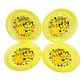 Platos reutilizable Pokemon x4 - Miniatura 1