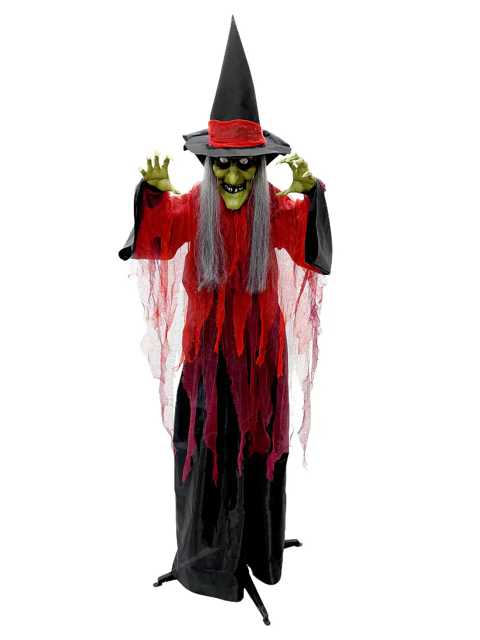 Bruja animatronic Halloween 160 cm 1