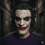 Máscara látex Joker wason