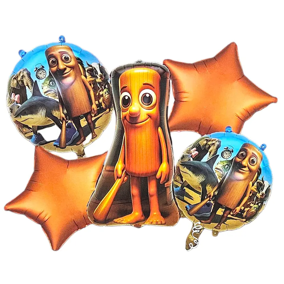 Set de globos tung tung sahur 1