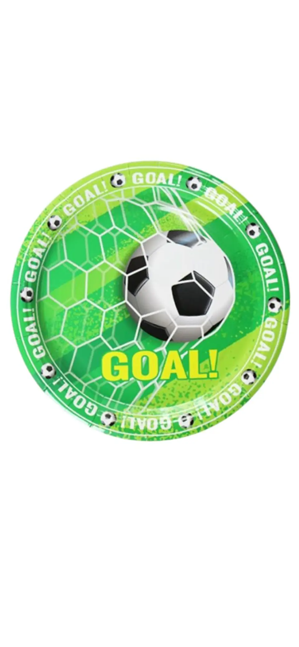 Platos cartón futbol x6 1