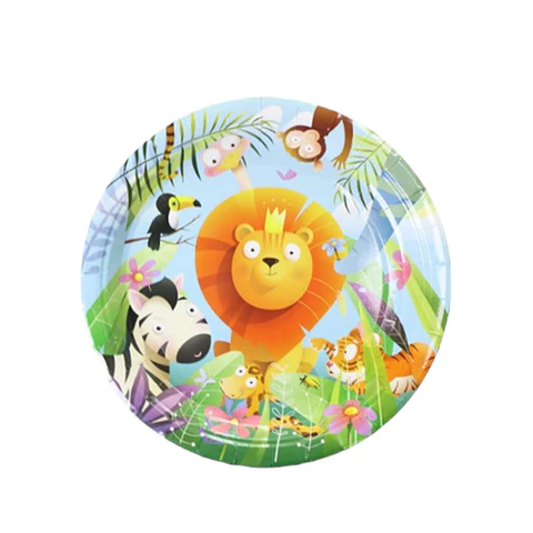 Platos Animales Selva x6