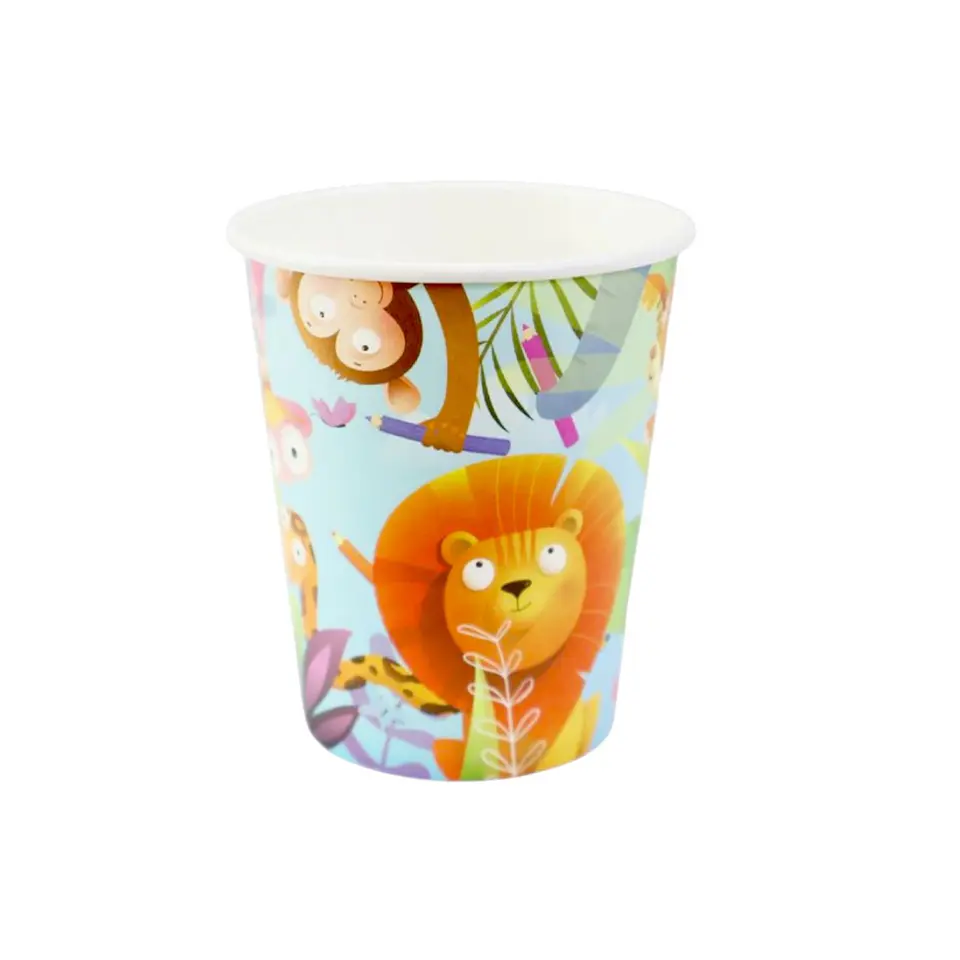 Vasos animales selva x6 1